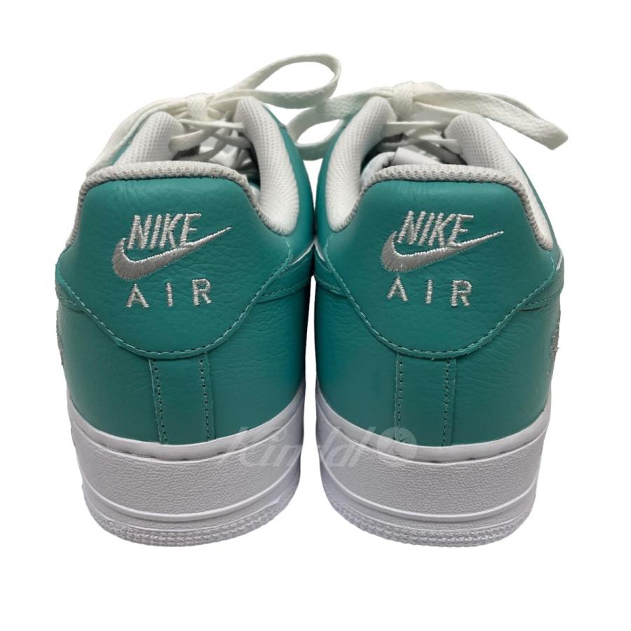 【値下げ】NIKE BY YOU 「AIR FORCE 1 40th」 ローカットスニーカー DO7416-991 グリーン×ホワイト サイズ：30cm (EC)｜kindal｜04