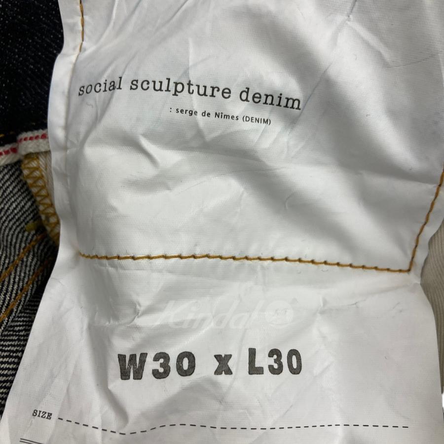 ビズビム VISVIM 2022AW「SOCIAL SCULPTURE 03 RAW」デニムパンツ インディゴ サイズ：30×30｜kindal｜06