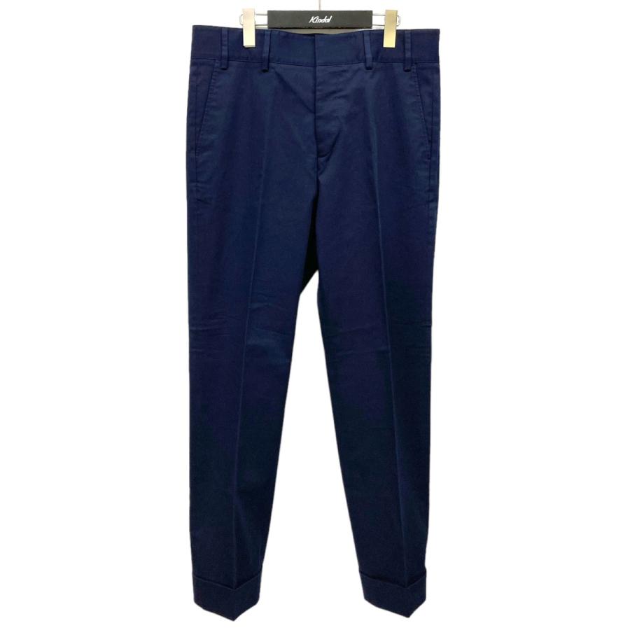 GUCCI グッチ ストレッチパンツ 398030 ネイビー サイズ：48 