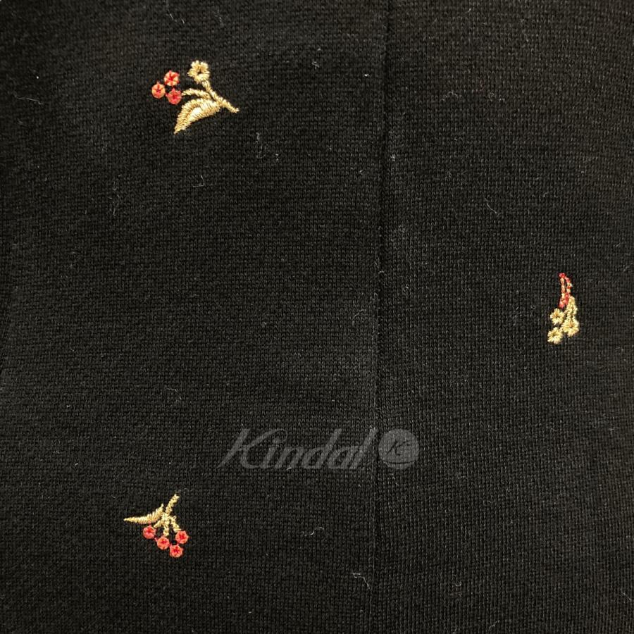 【値下げ】mame kurogouchi 「Flower Motif Embroidery Dress」 エンブロイダリードレスワンピース ブラック サイズ：2 (中目黒店)｜kindal｜08