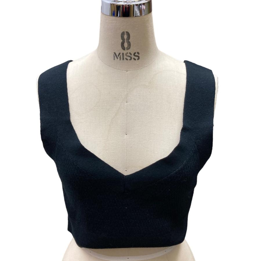 ハイク HYKE 23AW 「C／C KNIT THERMAL BUSTIER TOP」 カシミヤ混 