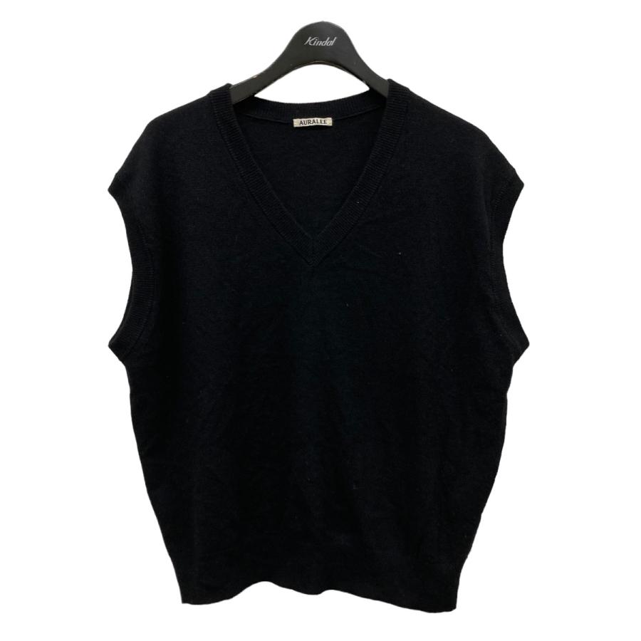 AURALEE 【値下げ】AURALEE 23SS「SUPER FINE CASHMERE SILK KNIT VEST 