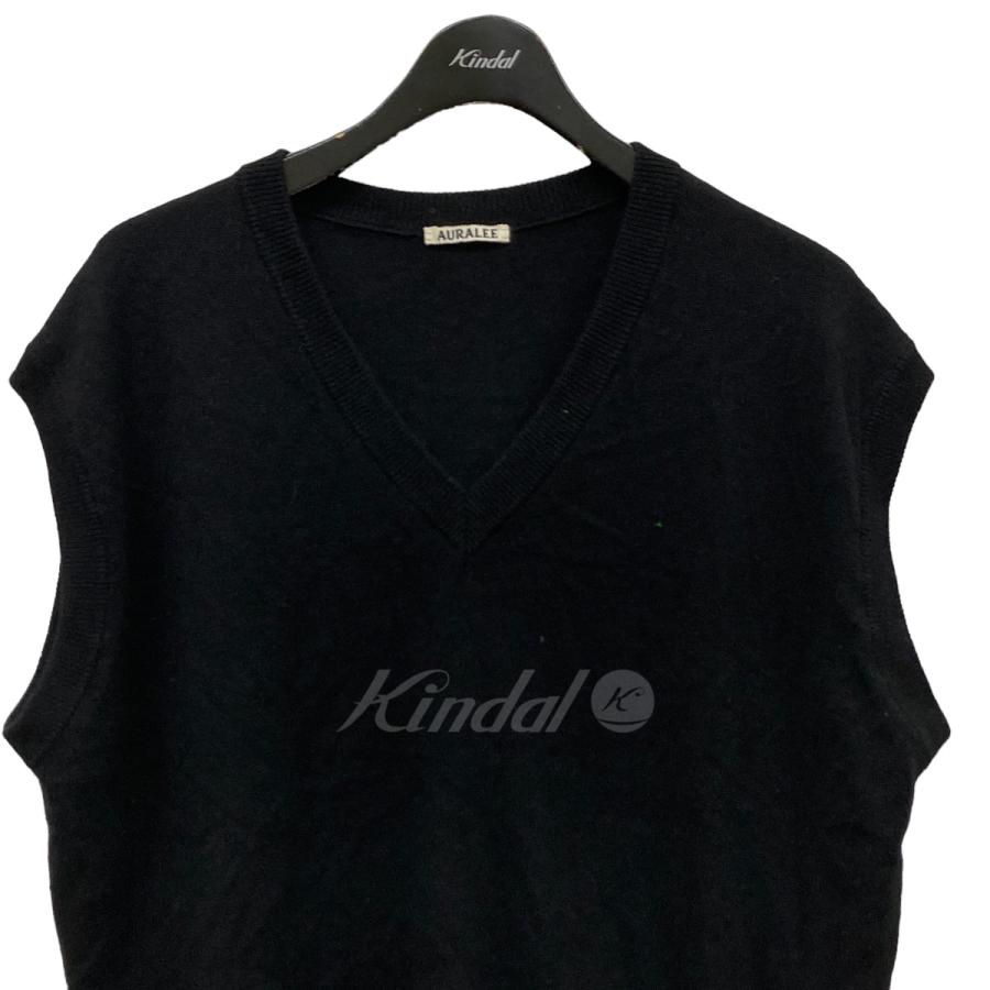 AURALEE 【値下げ】AURALEE 23SS「SUPER FINE CASHMERE SILK KNIT VEST 
