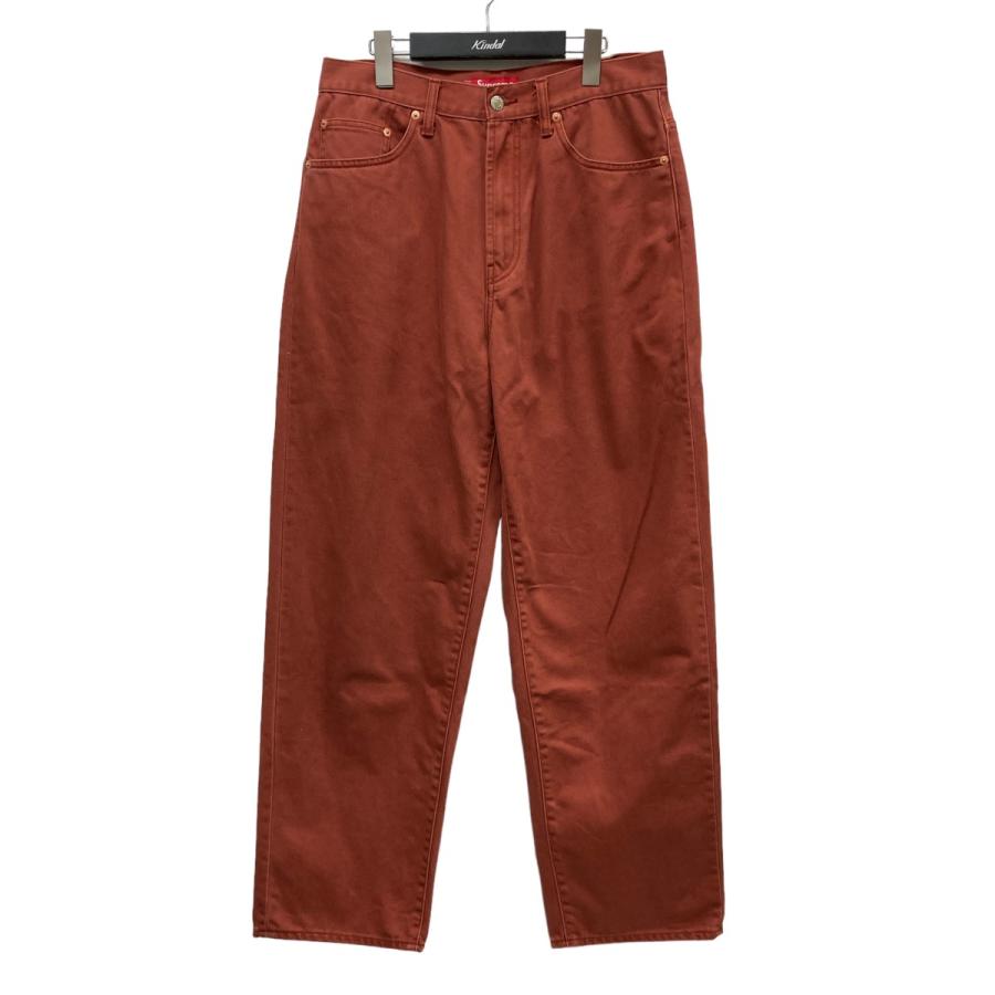 値下げ】Supreme 23SS「Baggy Jean」 バギーデニムパンツ ラスト(赤 