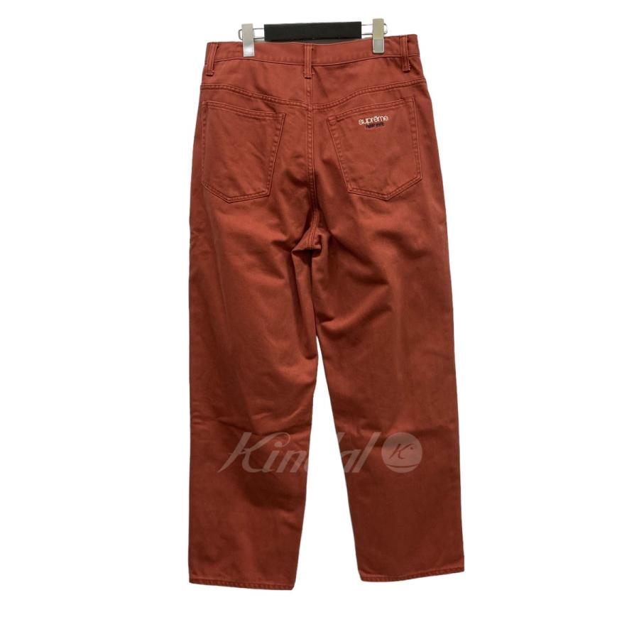 値下げ】Supreme 23SS「Baggy Jean」 バギーデニムパンツ ラスト(赤 