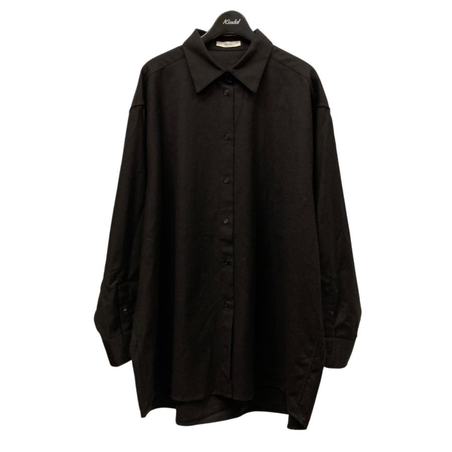 The row ザロウ 長袖 オーバーシルエットシャツ ブラウン The row ザロウ 長袖 オーバーシルエットシャツ ブラウン