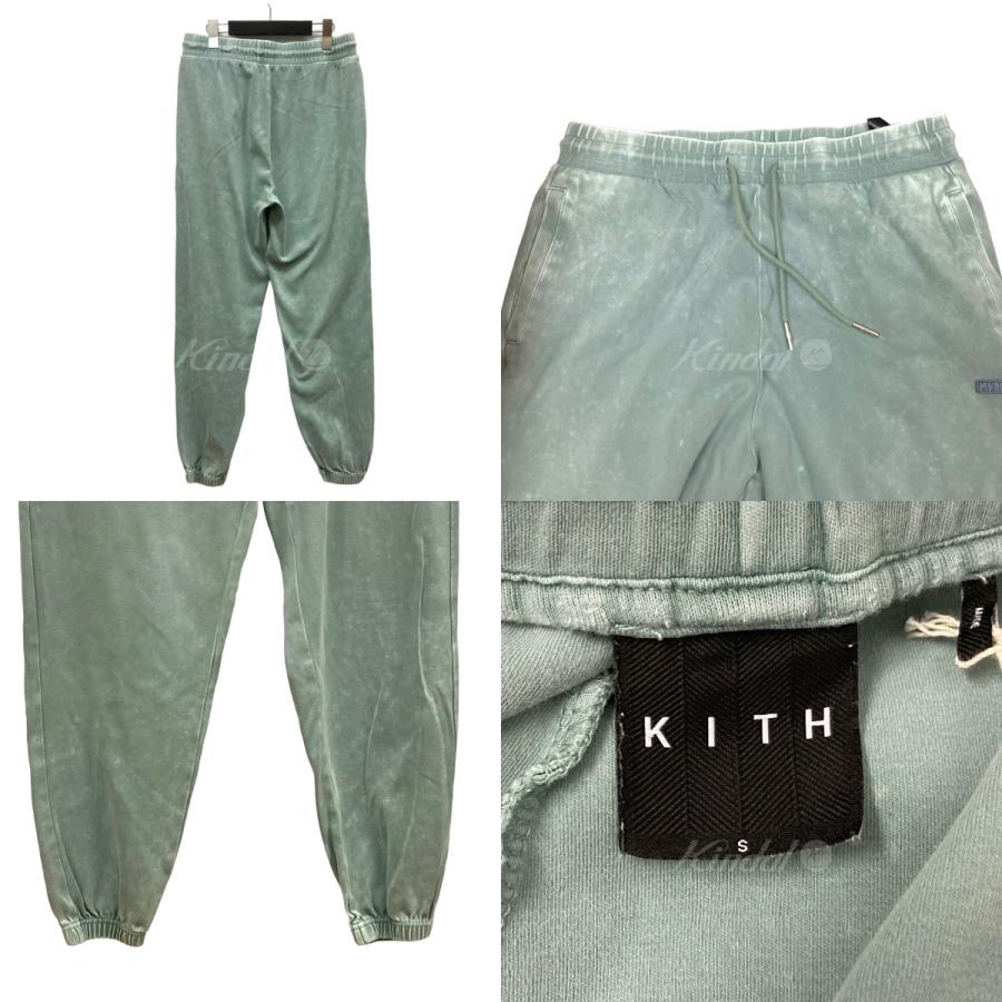 キス KITH 22SS 「Chelsea Interlock Sweatpant 」 スウェットパンツ ミントグリーン サイズ：S｜kindal｜06