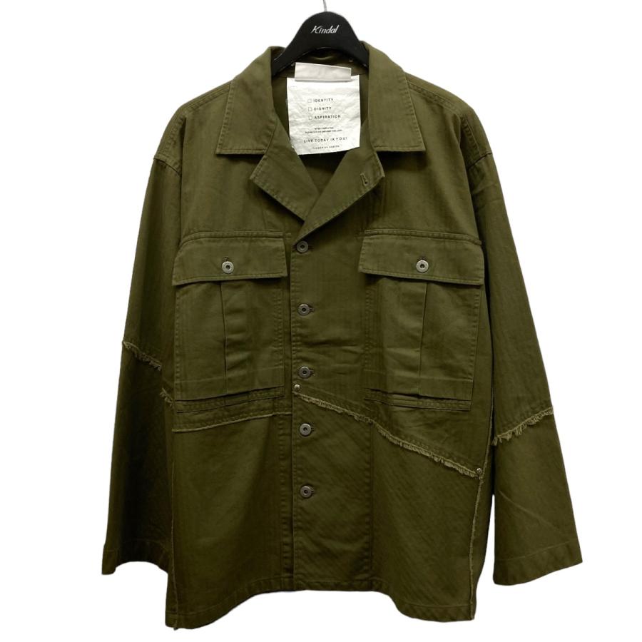 値下げ】KYOU BIRDLACE Homage Paneling Military Shirt Jacket 