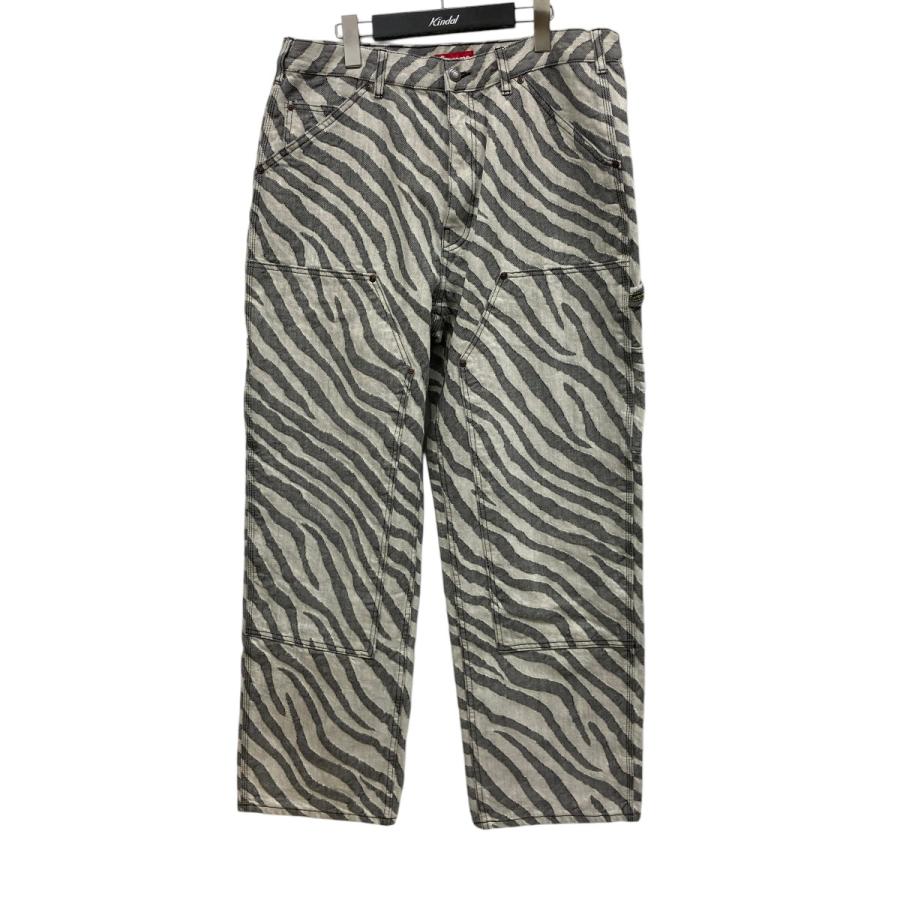 値下げ】Supreme 24SSDouble Knee Painter Pant ゼブラ  