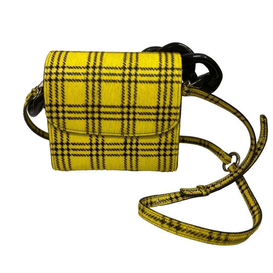 MARQUES ALMEIDA マルケス・アルメイダ チェック ショルダーバッグ  