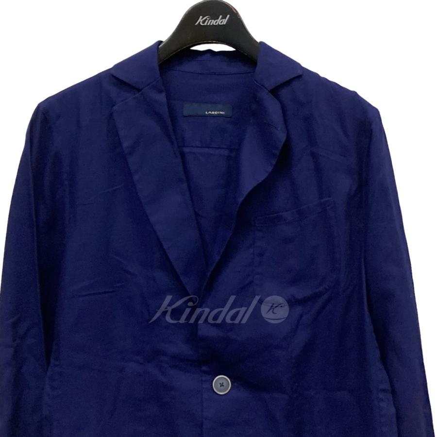 値下げ】LARDINI コットンテーラードジャケット JECM19 ネイビー 