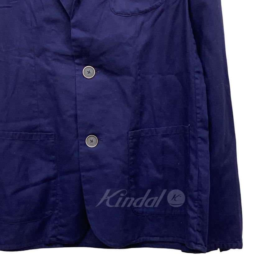 値下げ】LARDINI コットンテーラードジャケット JECM19 ネイビー 