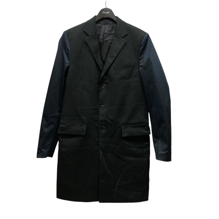 値下げ】GIVENCHY 袖切替チェスターコート 286111 ブラック サイズ：50  