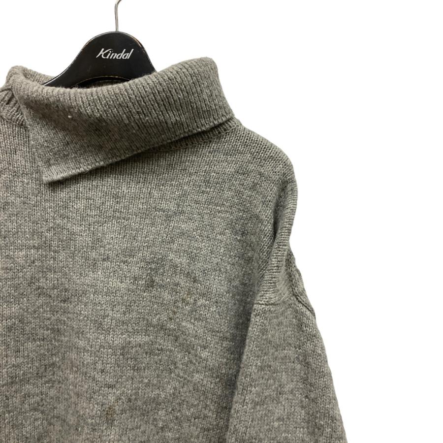 ソウシオオツキ SOSHIOTSUKI SWORD SLIT KNIT ハイネックスリット 
