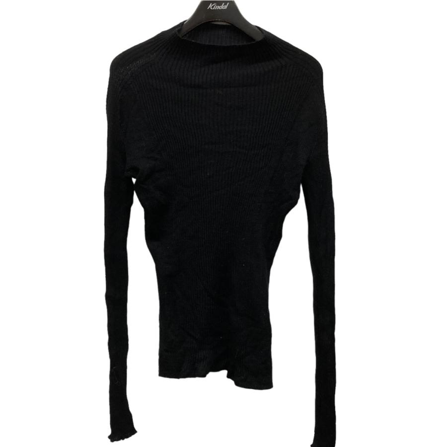 ISSEY MIYAKE】イッセイミヤケ黒のタートルネック長袖