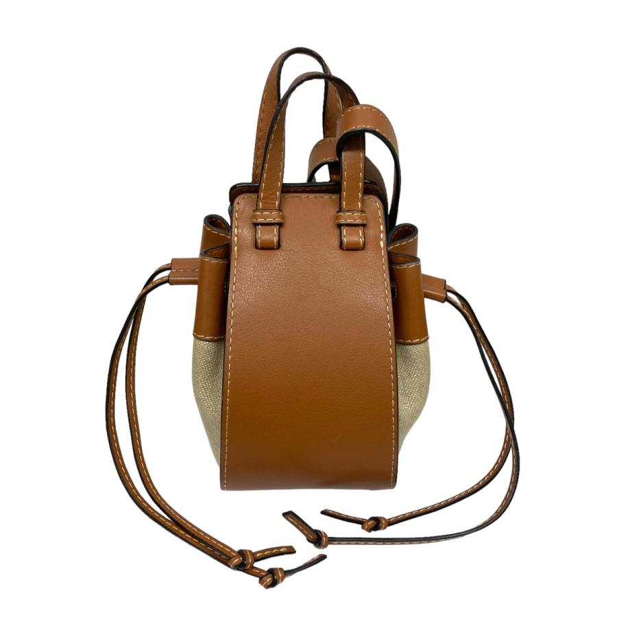 LOEWE 【値下げ】LOEWE 2WAYレザー×キャンバスショルダーバッグ 