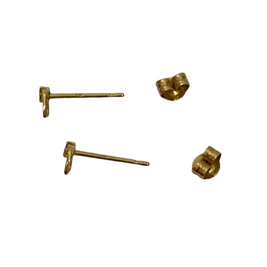 AHKAH 【値下げ】AHKAH ウィスパーハートピアス ゴールド (中