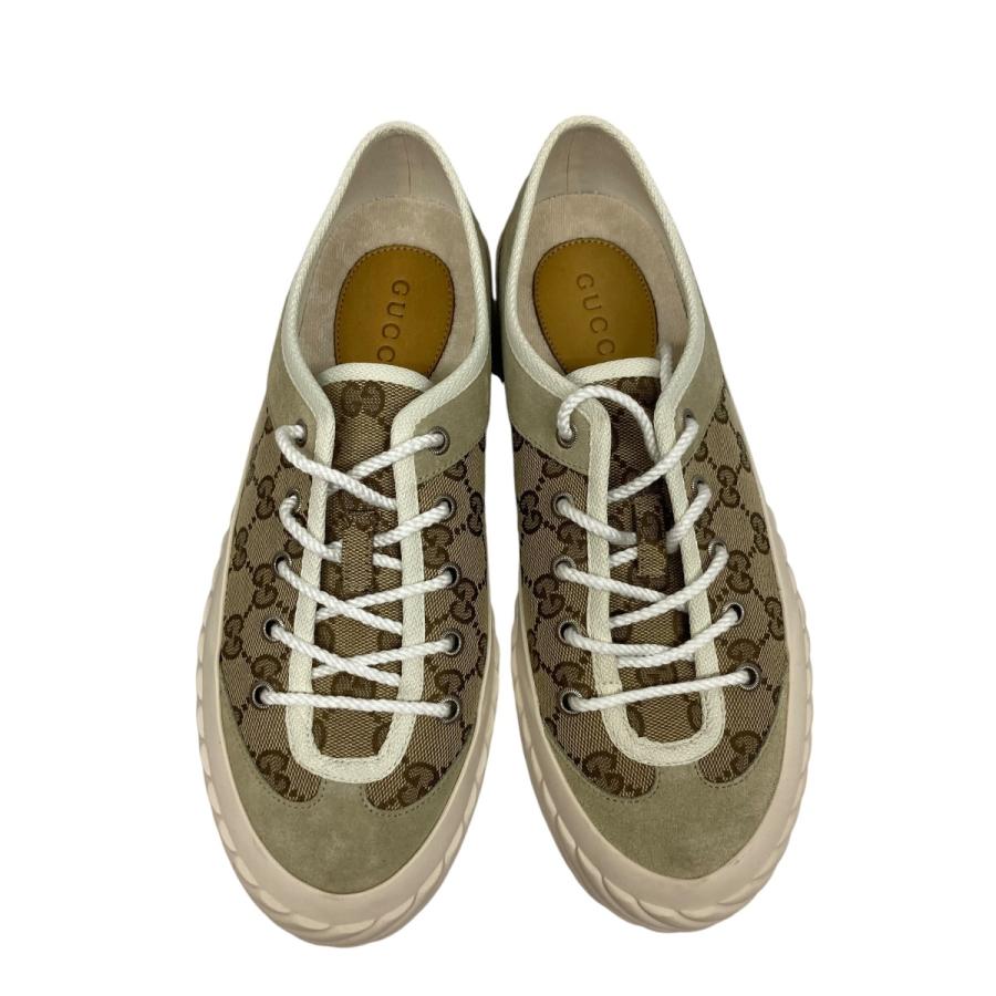GUCCI 【値下げ】GUCCI GG柄キャンバススニーカー 738992
