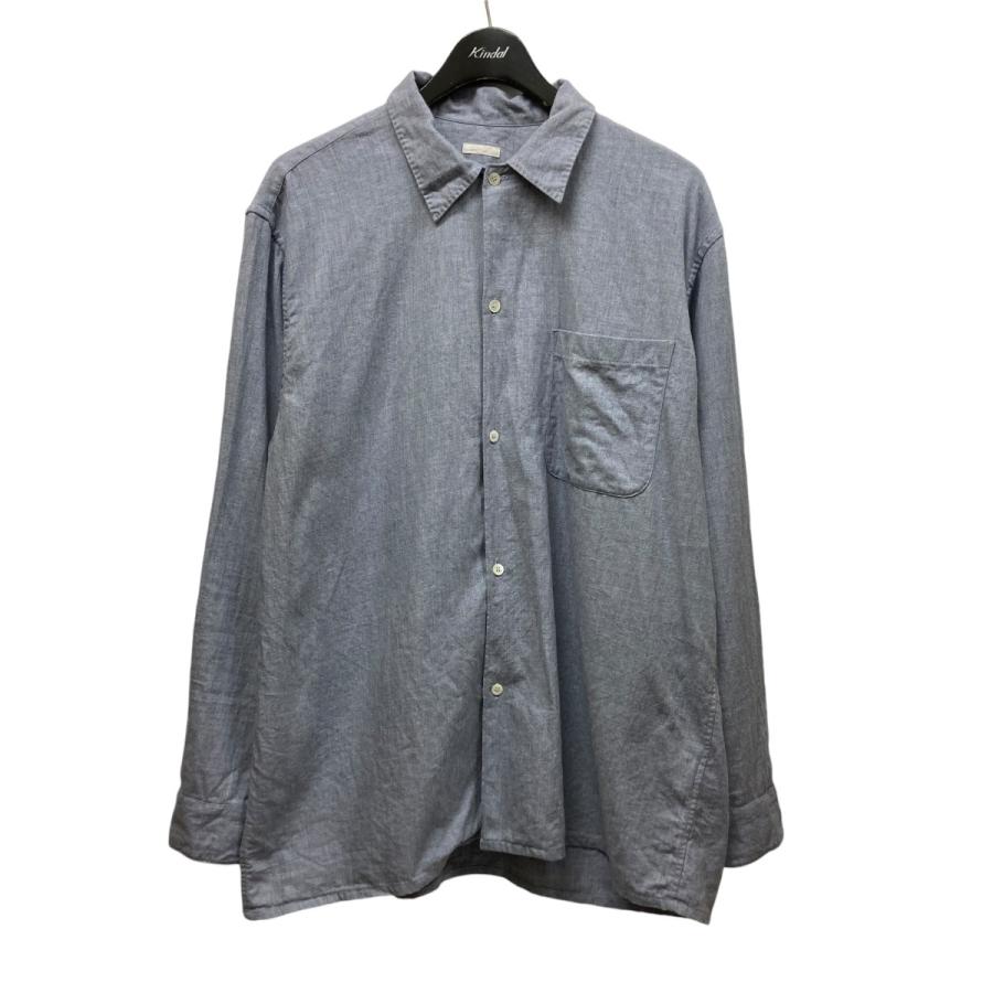 COMOLI コモリ 22AW コットンカシミヤオープンカラーシャツ W03-02006 