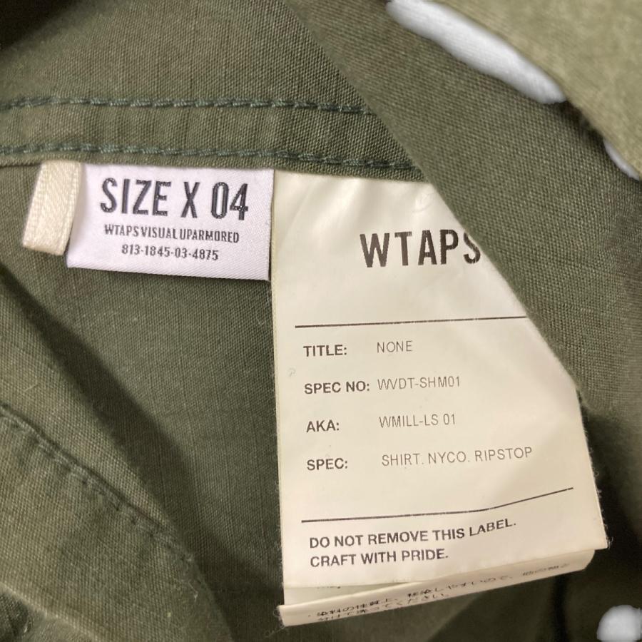 WTAPS ダブルタップス SHIRT.NYCO.RIPSTOP ミリタリー WTAPS ダブルタップス SHIRT.NYCO.RIPSTOP ミリタリー