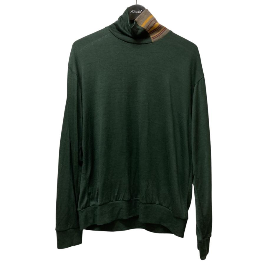 Color カラー KOLOR 24AW ハイネックニット 24WCM-T07204 グリーン  