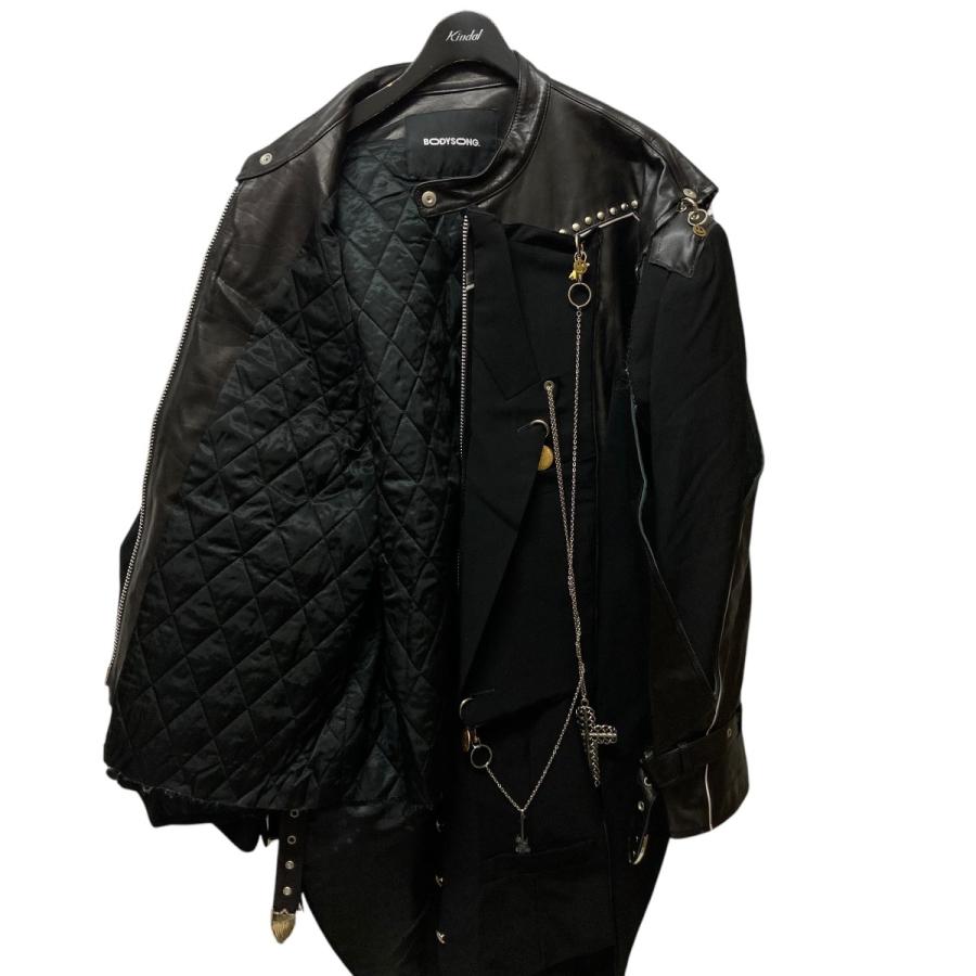 BODYSONG. 【値下げ】bodysong． CUSTOMAUTOBAHN BLACK 再構築レザー