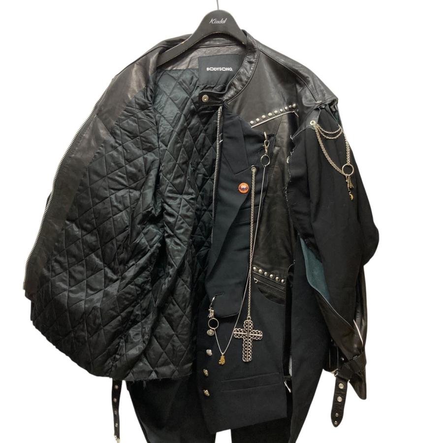 AMBUSH ドッキングレザースタジャン　再構築 AMBUSH ドッキングレザースタジャン 再構築 タナカ 2023-24年秋冬