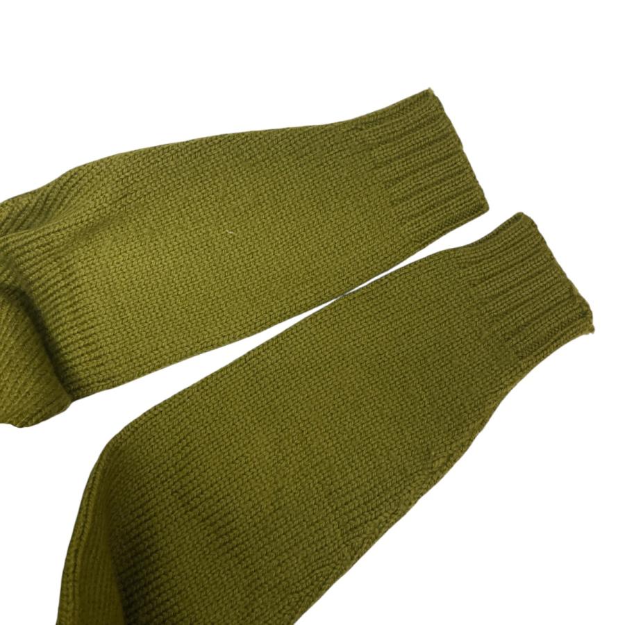 値下げ】BODE Cattle Sweater Vネックニット オリーブ サイズ：S (中 