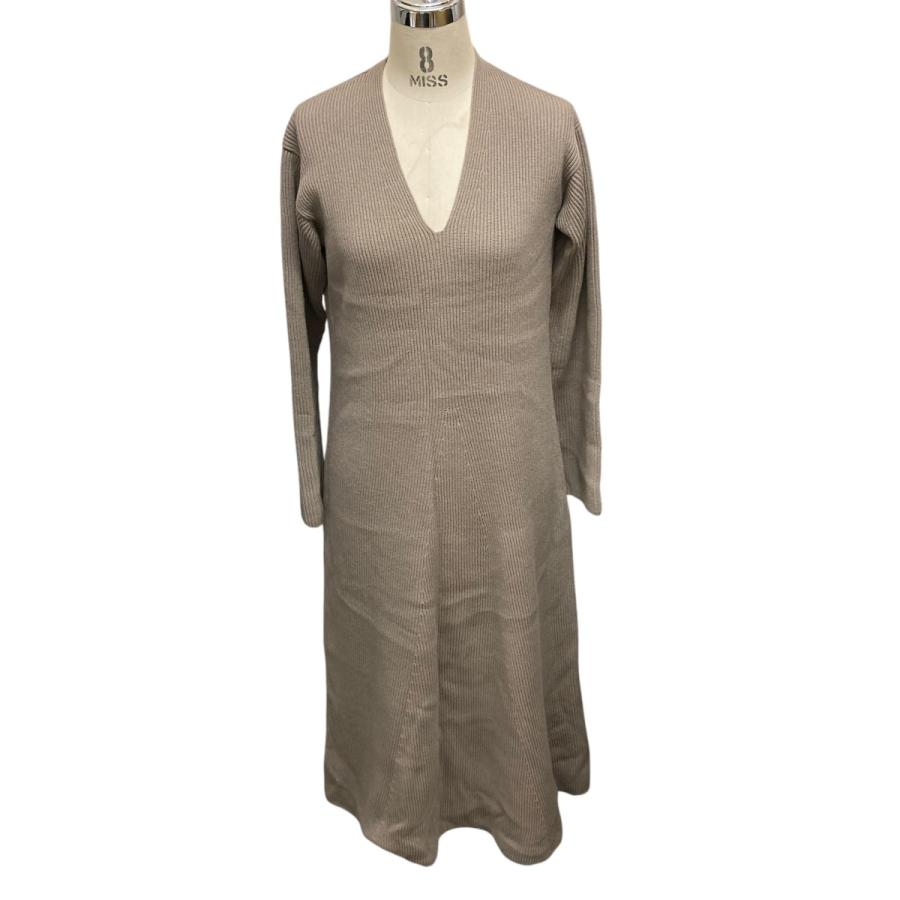 AURALEE オーラリー SUPER FINE WOOL RIB KNIT ONE-PIECE リブニット  