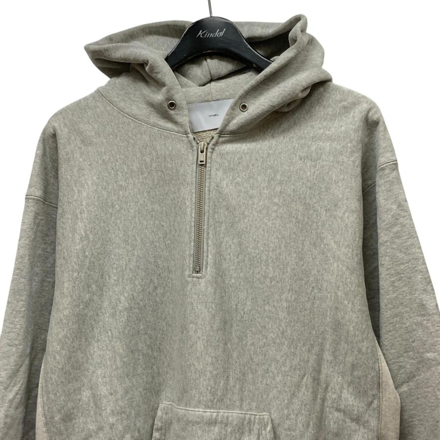 sugarhill ハーフジップパーカー SUGARHILL(シュガーヒル)のATTACHED ZIP-UP HOODIE IVORY WHITEの通販