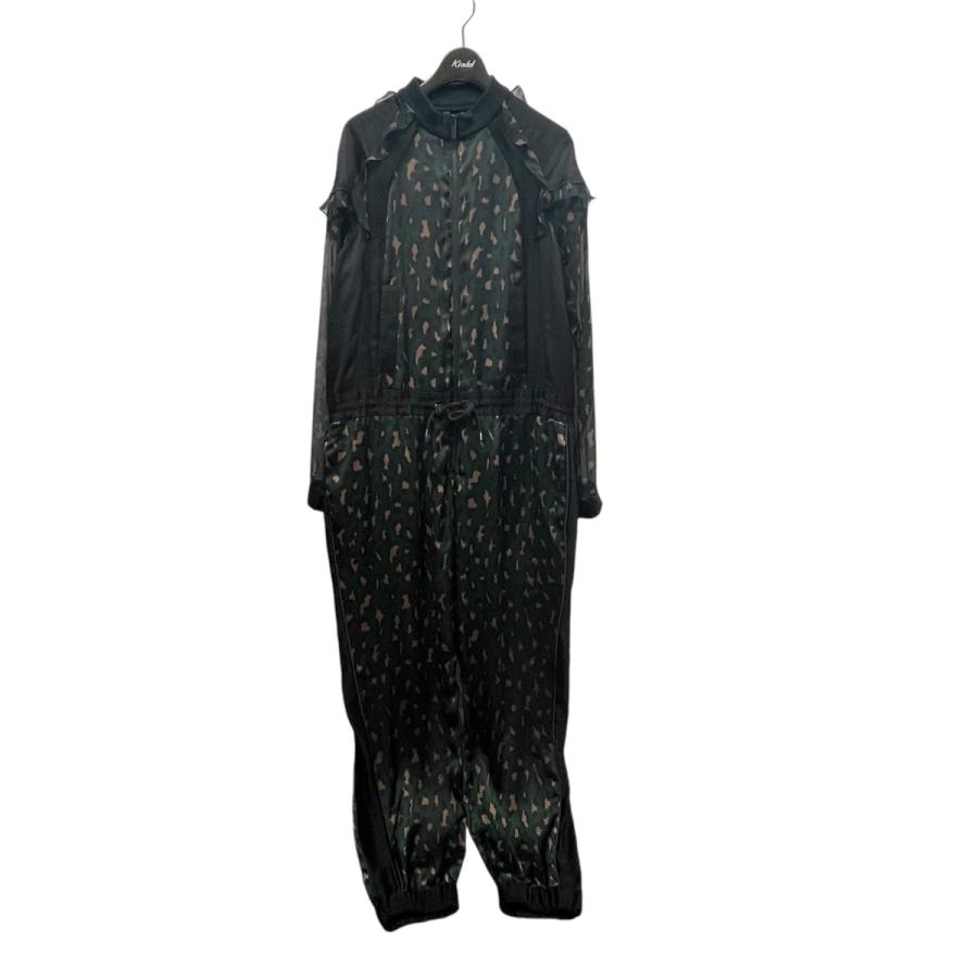 sacai 【値下げ】sacai レオパード柄シースルージャンプスーツ sacai 【値下げ】sacai レオパード柄シースルージャンプスーツ