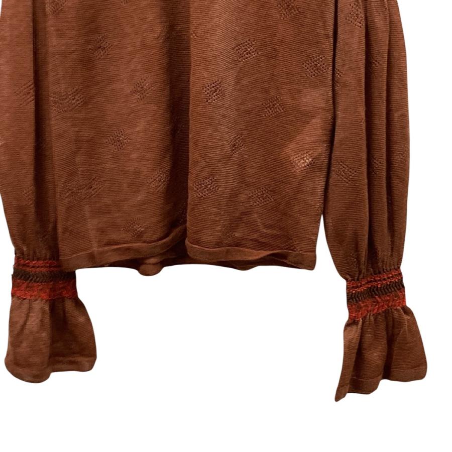 マメクロゴウチ mame kurogouchi SHIRRING KNIT PULL OVER 