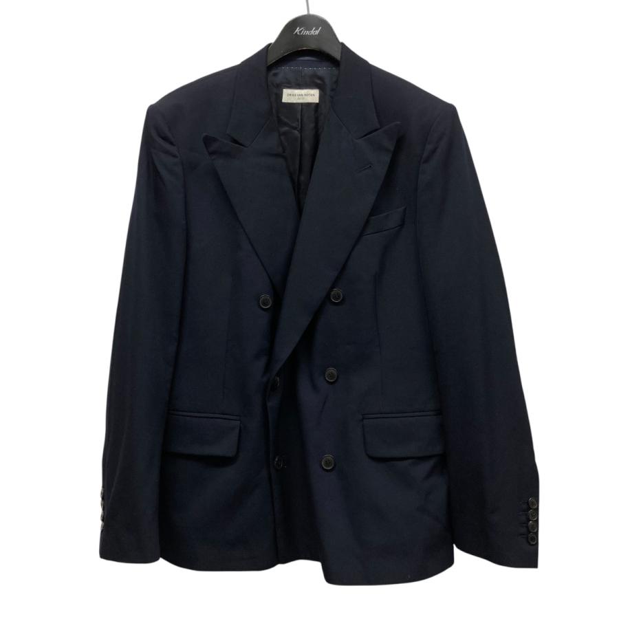 DRIES VAN NOTEN ドリスヴァンノッテン ダブルジャケット ネイビー 