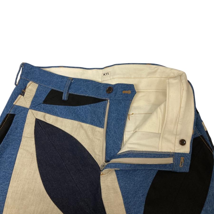 コッキ KHOKI 24AW Patched Work Pants パッチワークデニムパンツ 24fw 