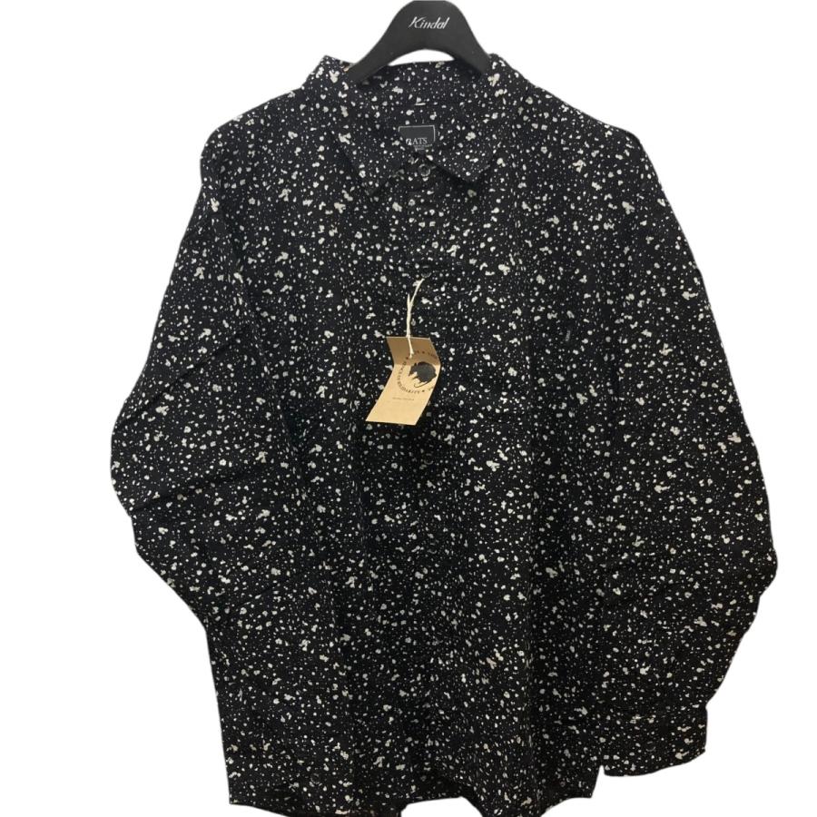 ラッツ RATS SPLASH SHIRT 総柄シャツ 22’RS-0307 ブラック サイズ：XL : 8080000541149 ...