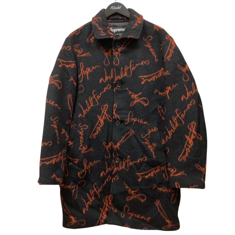 ジャケット・アウター 2020 Supreme Script Logos Wool Overcoat Supreme（シュプリーム） Supreme 20AW Script Logos Wool Overcoat 総