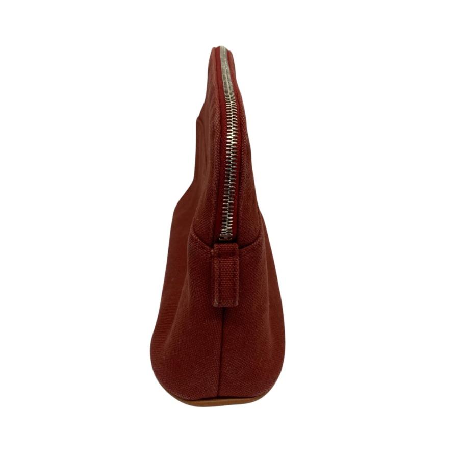 HERMES 【値下げ】HERMES ボリードポーチ レッド サイズ：ONESIZE (中