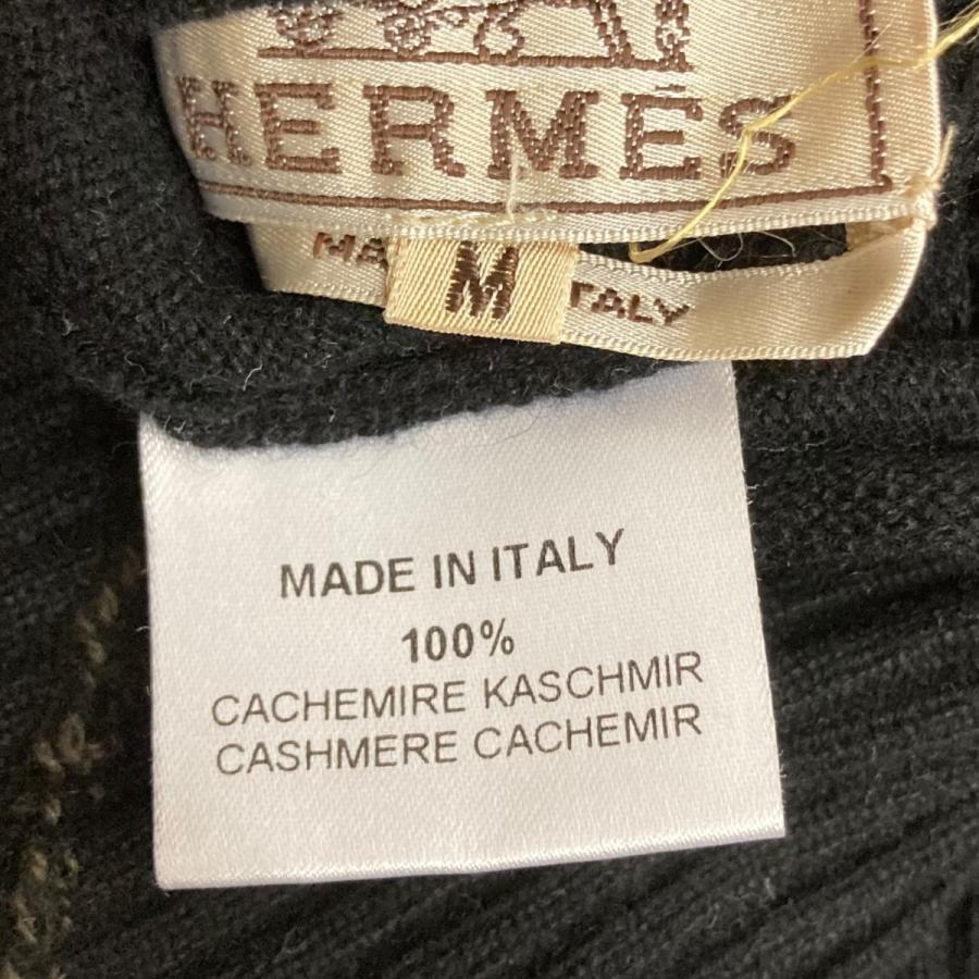 HERMES（エルメス） カシミヤニット ブラック サイズ：M