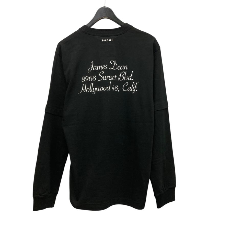 sacai サカイ 25SSJames Dean L S T-shirt 長袖プリント