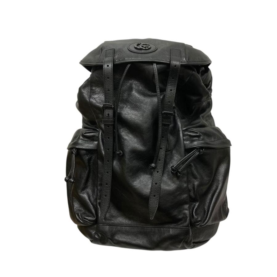 GUCCI（グッチ） 【値下げ】GUCCI レザーリュック ブラック サイズ 