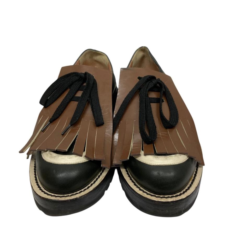MARNI（マルニ） 【値下げ】MARNI レザーシューズ ブラック×ブラウン 