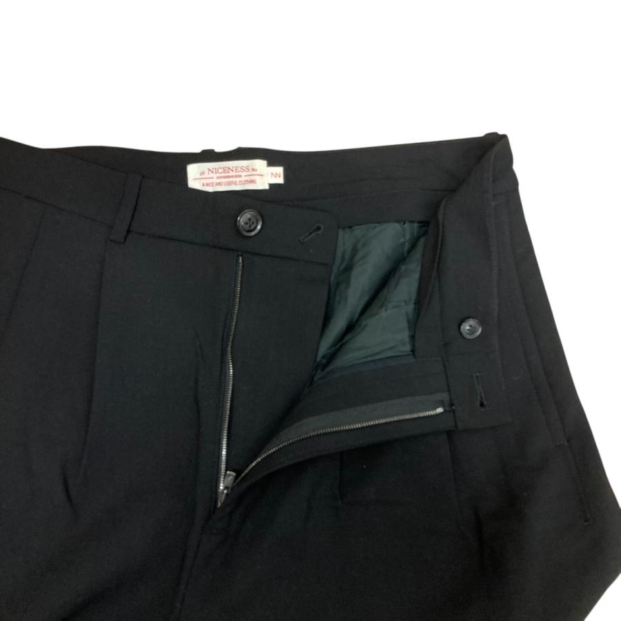 NICENESS ナイスネス スラックス T03SWF20 ブラック サイズ：M
