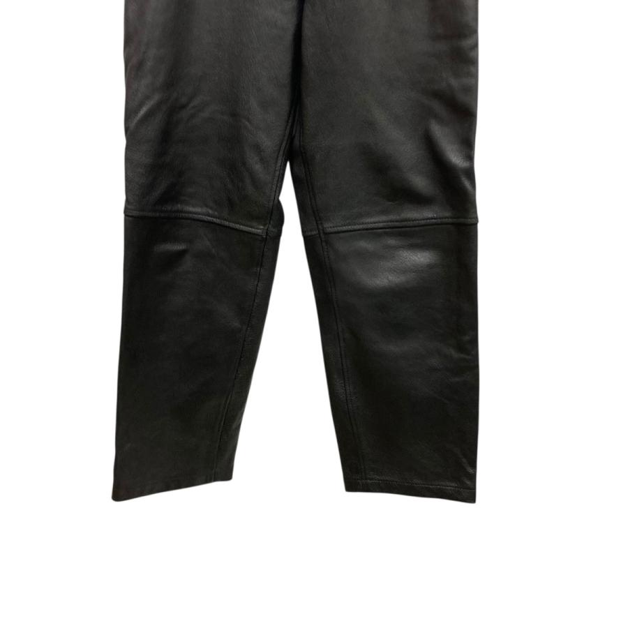 cece シーシーユー CCU レザーパンツ PT-07-C-GOAT-3 ブラック サイズ