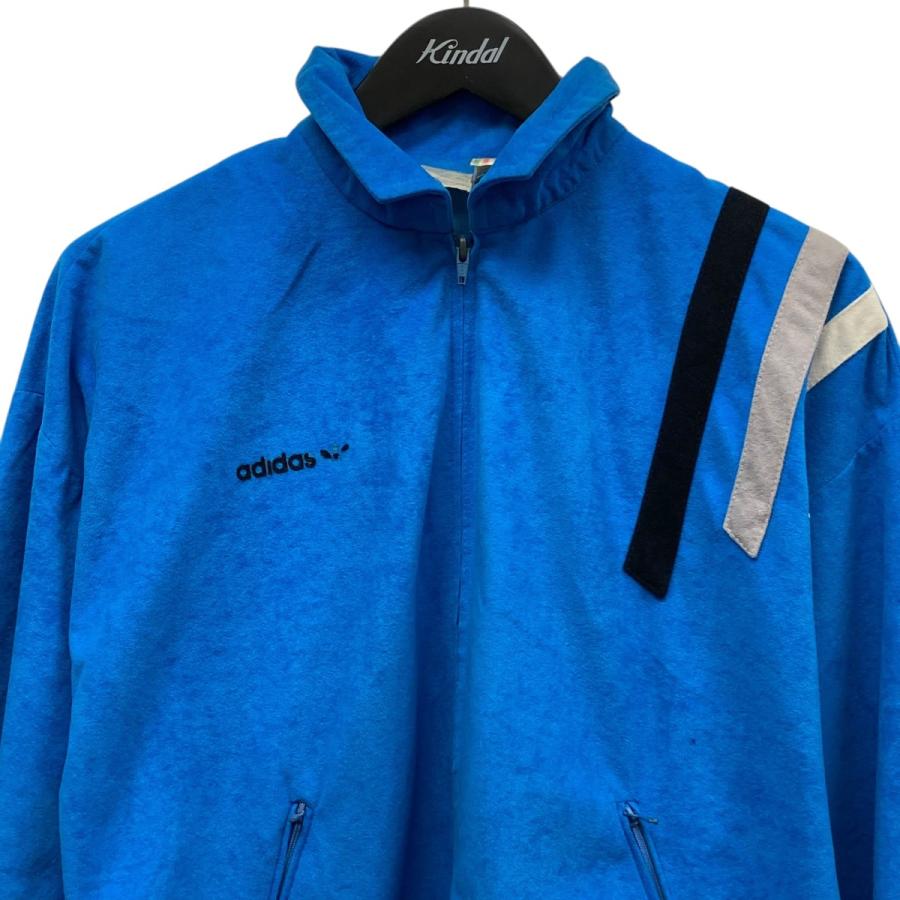 adidas（アディダス） パイル地トラックジャケット ブルー サイズ：S