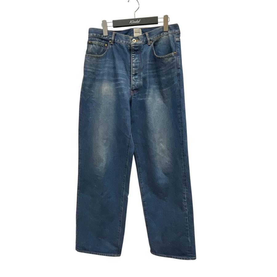 【新品未使用】B.T.S.J. ストレートパンツ S 黒/青 ストレートパンツ【セットアップ着用可】 (NG162510-A) | n-line