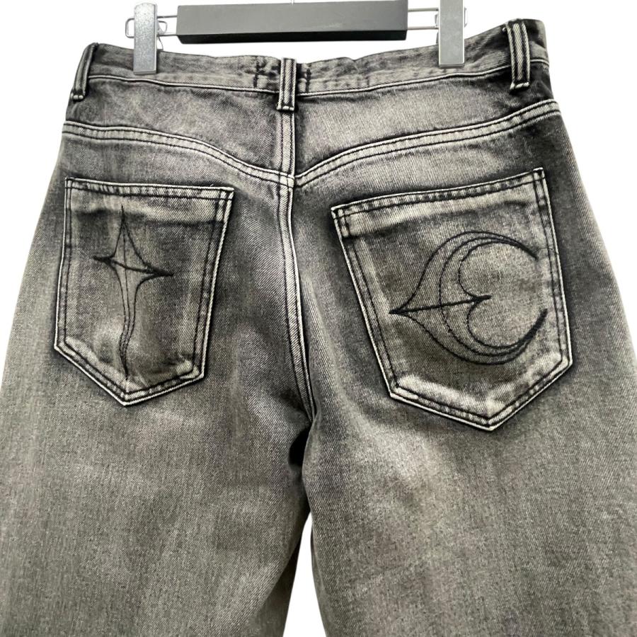 値下げ】THUG CLUB DOUBLE KNEE DAMAGE SHORTS ダブルニーデニムハーフ