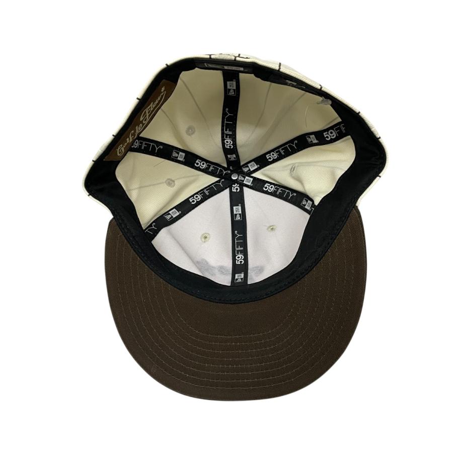 値下げ】GOLF Le Fleur×New Era キャップ ホワイト×ブラウン サイズ