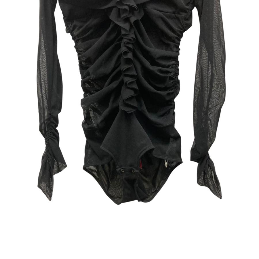 フェティコ FETICO TULLE FRILLED BODYSUIT シースルーボディ