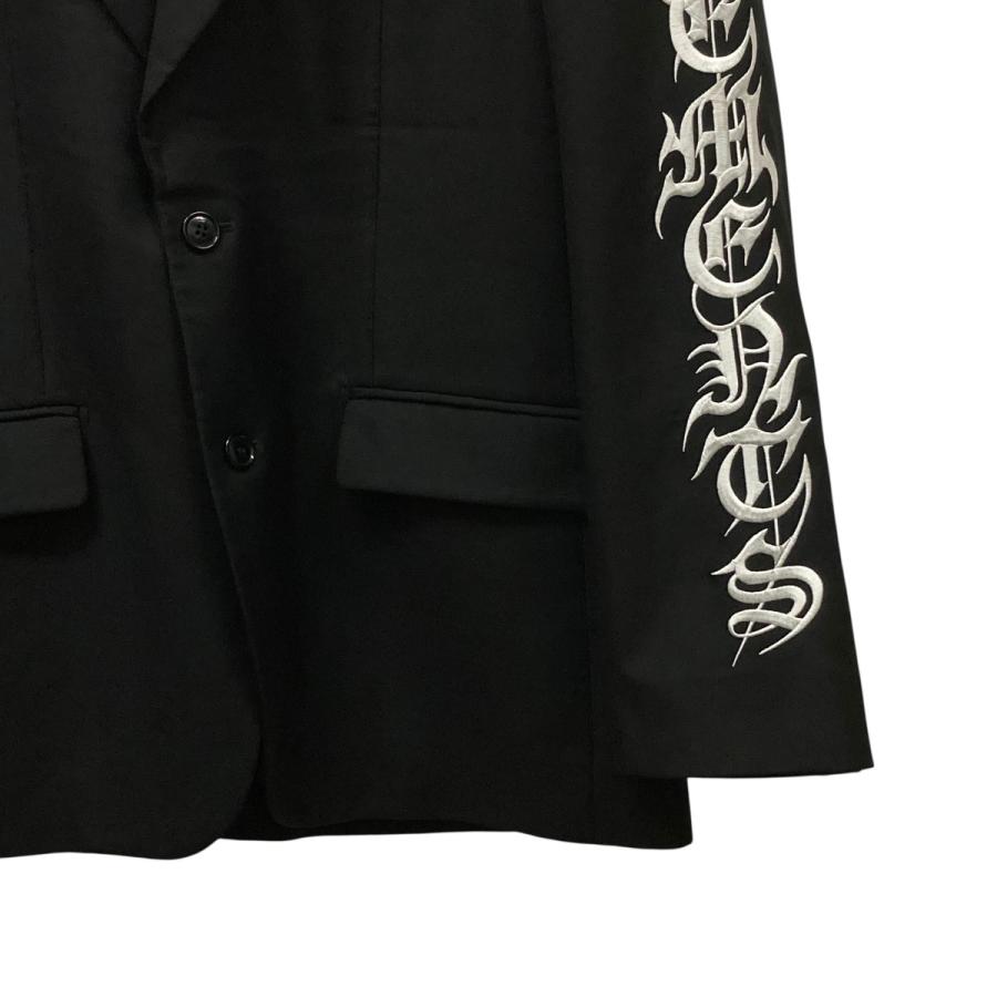 ヴェトモン VETEMENTS 21AW GOTHIC LOGO EMBROIDERED JACKET