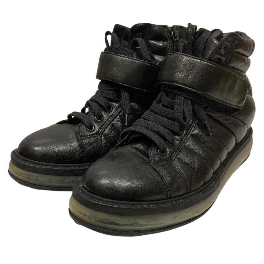 PRADA（プラダ） ハイカットスニーカー 1T 334E ブラック サイズ：36 1